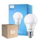 Lot 6x Philips Corepro LED Ampoule E27 Poire Dépolie 10W 1055lm - 827 Blanc Très Chaud | Équivalent 75W